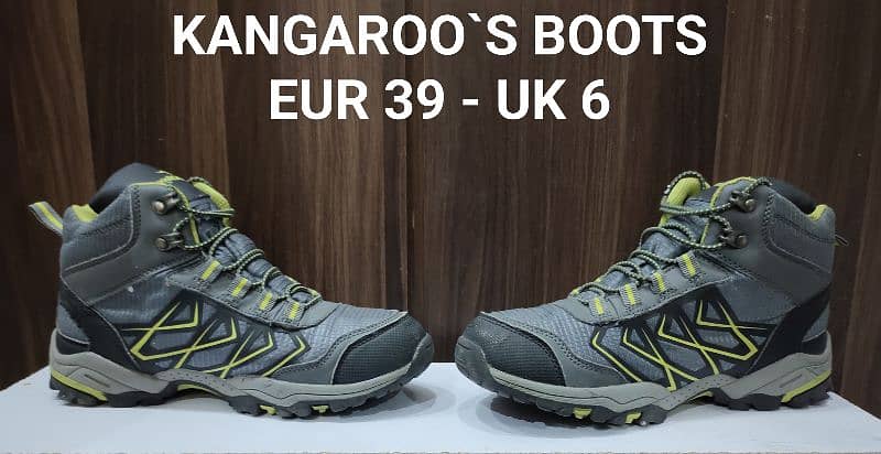 Adidas, Nike kangaroos Boots Running Shoes 6