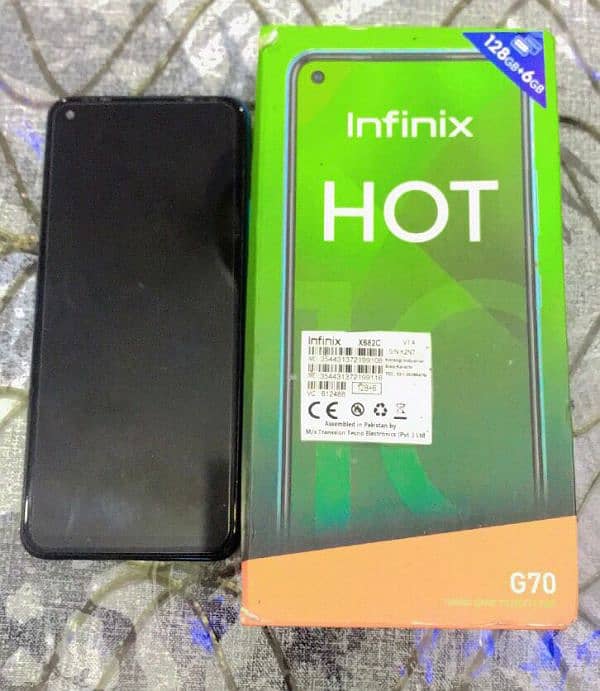 Infinix Hot 10 6/128 in good condition 0