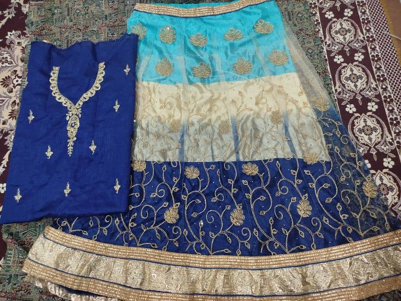 lehnga blue colour 0