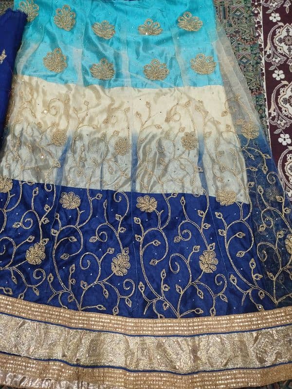 lehnga blue colour 2