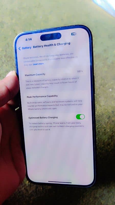 iphone 14 pro max JV 128 GB 97 Battery 2