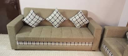 Seven seater sofa set with center table