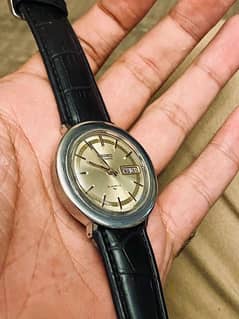 Vintage beautiful seiko automatic watch big dial