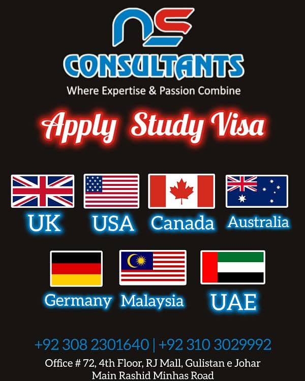 Study Visa and Visit Visa 1