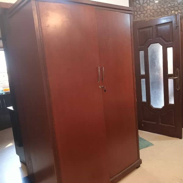 Two door wooden cupboard for sale 1