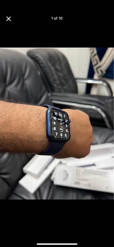 Apple watch blue series 6 2