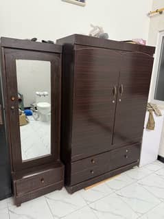 Cupboard and Mirror Dressing Table