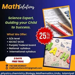 Home/ Online Mathematics tutor