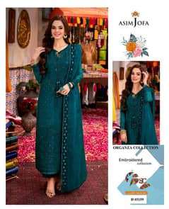 *Asim jofa  luxury organza   collection