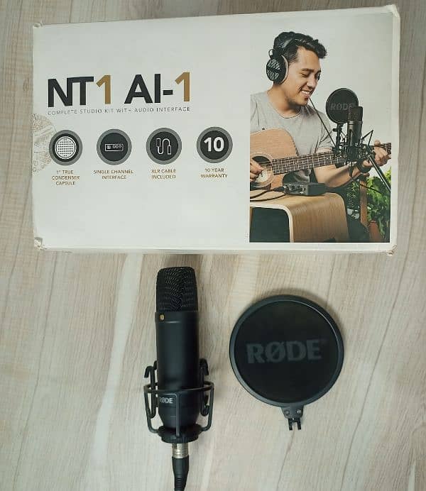 Rode NT1 Condenser Microphone with Stand - Excellent Condition! 3