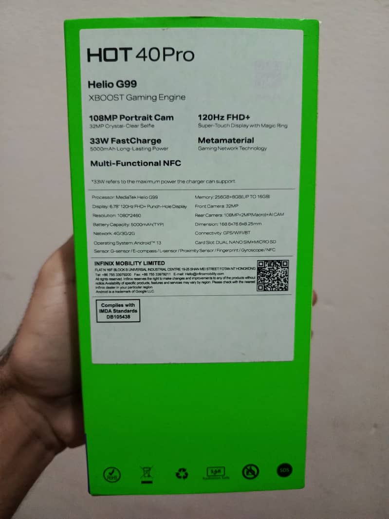 INFINIX HOT 40 PRO 6