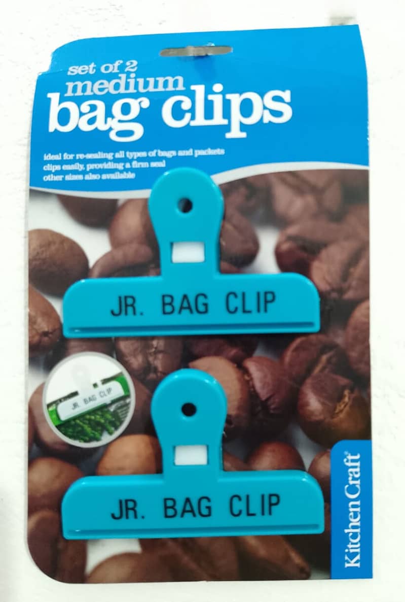 KitchenCraft (UK Imported) Set of 2 Medium Plastic Bag Clips 3