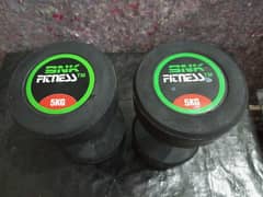 5 KG SNK Fitness Dumbbell Pair (3 Months used)