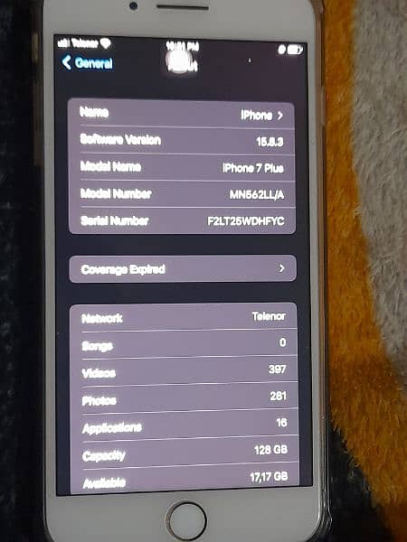 I phone 7+ 128GB PTA Prove 1