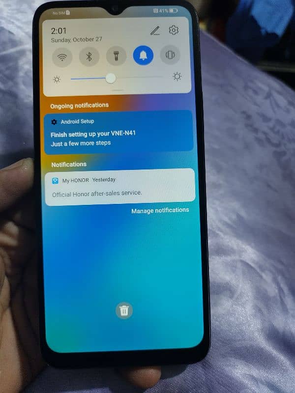 honor 8x 5g new condition double Sim approved 6gb ram 128gb internal 5