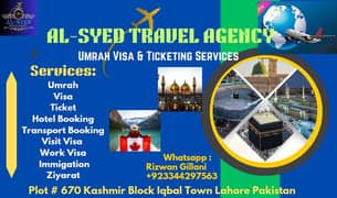 Hajj Umrah Visa Ticket Hotel Booking Immigration Services