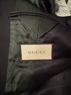 Orignal Gucci petroleum blue Suit 44 R