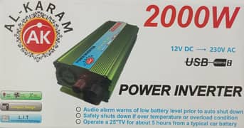 2000W INVERTER DC 12V TO AC 220V (AL-KARAM)