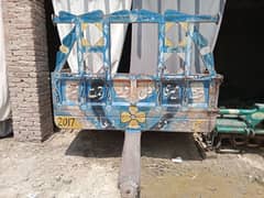 Trolley 7*14 condition is good tyre MRF