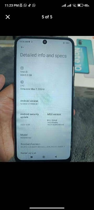 Redmi Note 10 condition 10 by 10 with Duba charge Exchange Possible 3