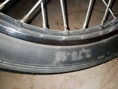 Best New front tyre of new Gs 150