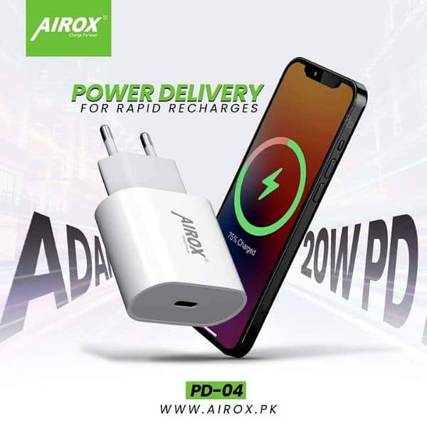 Airox type C to C charger 20w 1