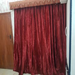 Velvet Curtain (lining k sath)