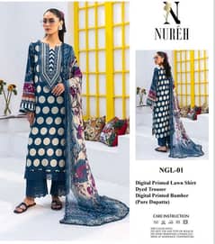 unstitched lawn suits women