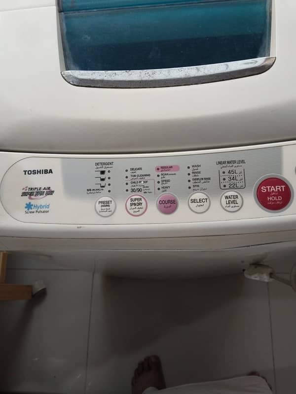 Toshiba washing machine automatic 3