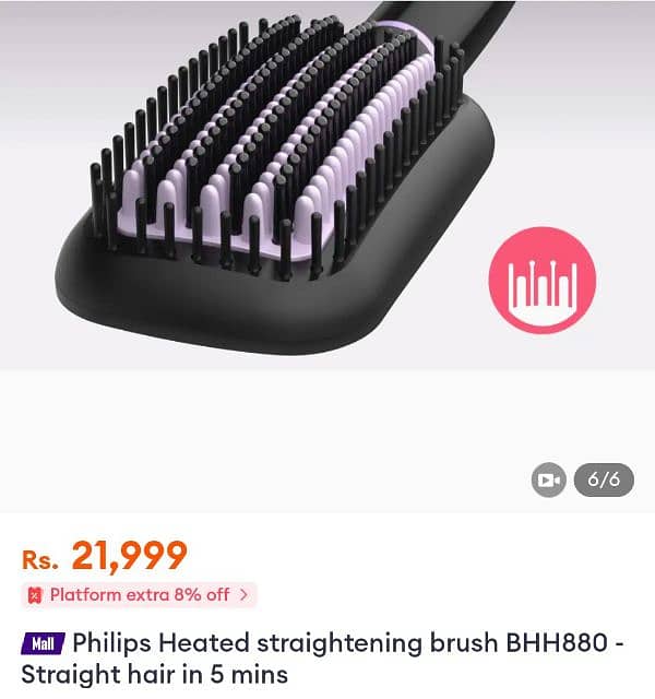 Philips Hair straigthner brush in Good price 3