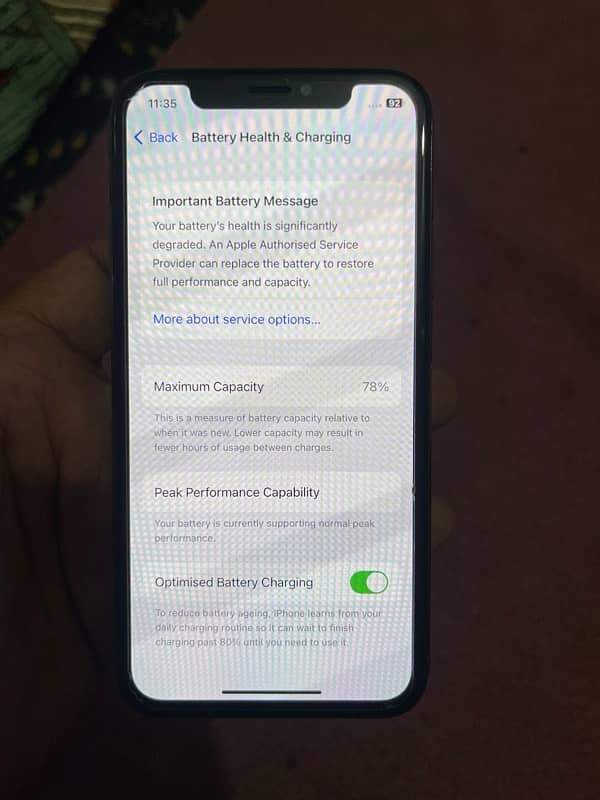 Iphone  xs PTA approved 7