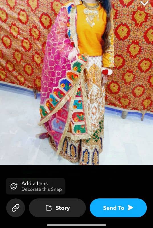 mehndi dress 1