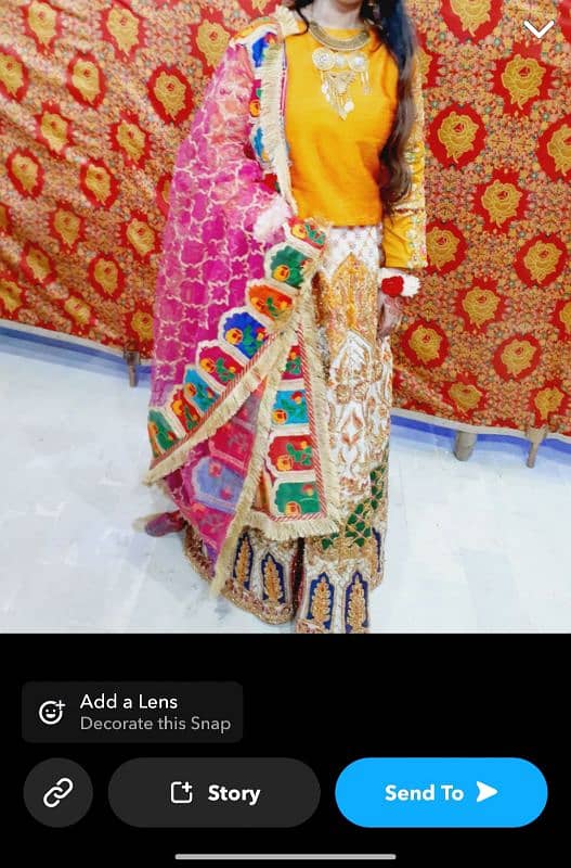 mehndi dress 2