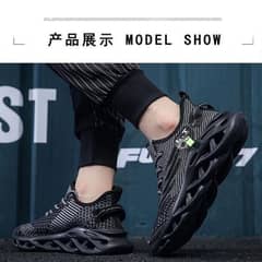 Men's Breathable Spring Shoes (Black) Ships From Overseas