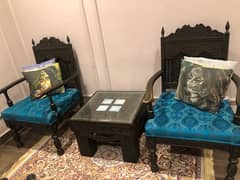 Antique Chairs with table