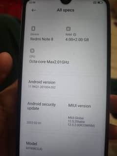 Redmi Not 8 4+2/128