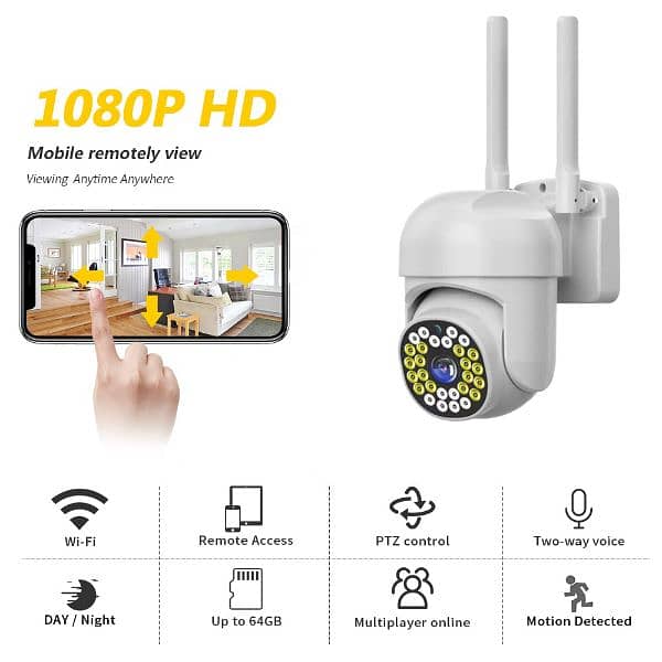 Ptz Wifi Camera Hb66 1080p Outdoor CctvCamera 4x Digital Zoom Wireless 0