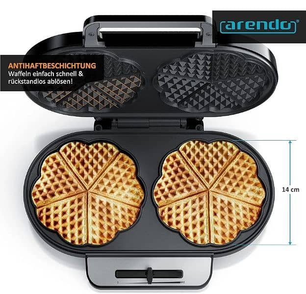 Arendo Waffle Heart Silvercrest Germany (Whatsapp-03171386962) 2