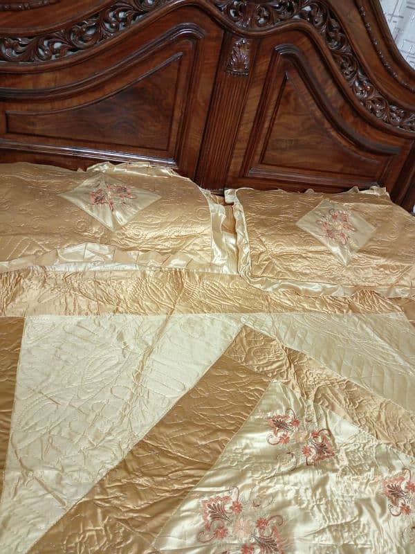 New king size bridal bed sheet 1