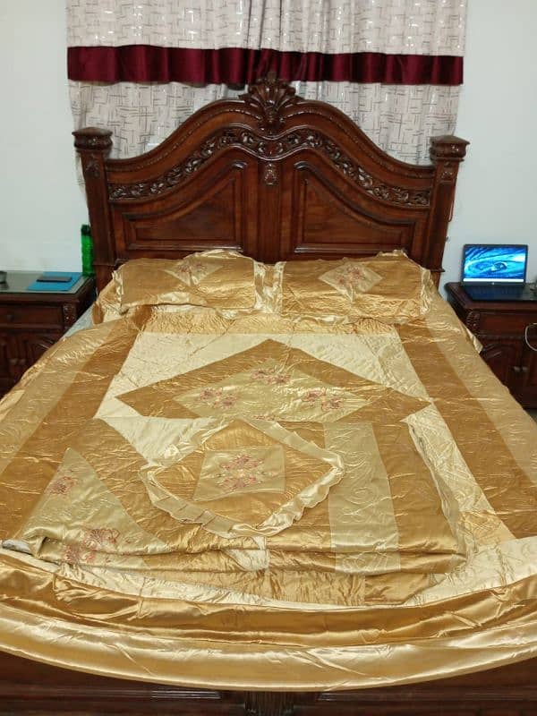 New king size bridal bed sheet 4