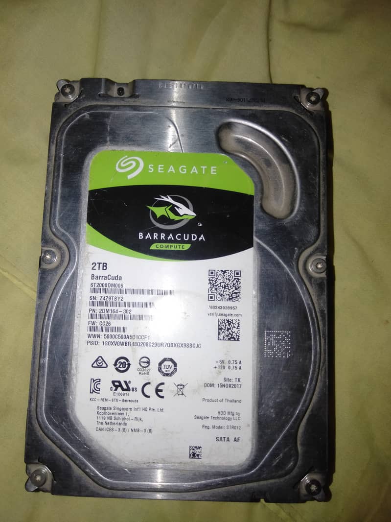 Seagate Baracuda Compute : Hard disk : 2 TB 0