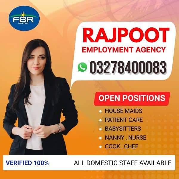 RAJPOOT EMPLOYMENT COMPANY ALL HOME STAFF PORVIDER VIP MAIDS PORVIDER 1