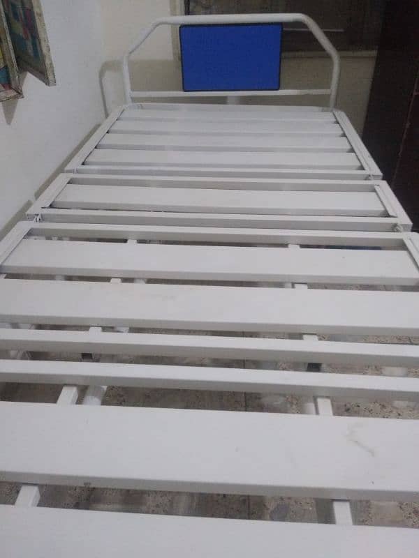 Double folding Hospital patient bed for sale. 3