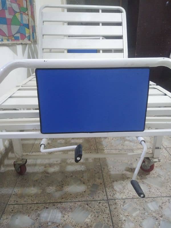 Double folding Hospital patient bed for sale. 6