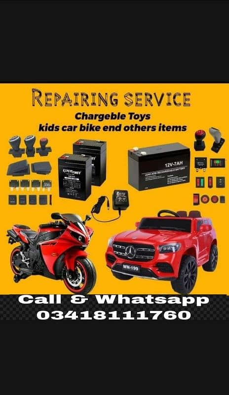 kids cars and bikes repairing 0