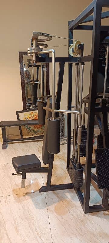 Five Station Multi-Functional Gym, Treadmil, Upr Bike & Bench For Sale 3