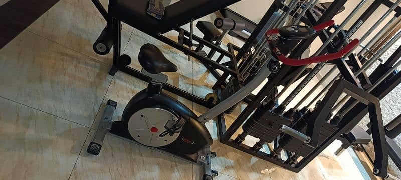 Five Station Multi-Functional Gym, Treadmil, Upr Bike & Bench For Sale 11