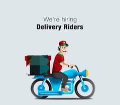 DELIVERY RIDERS KI ZRURAT HE