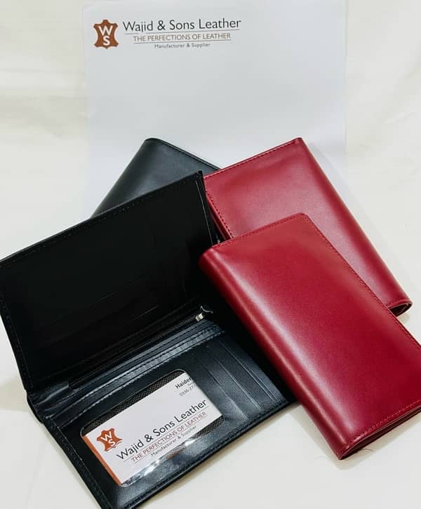 Unisex Leather Long Wallet 0