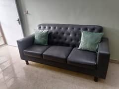 5 seater leather sofa set